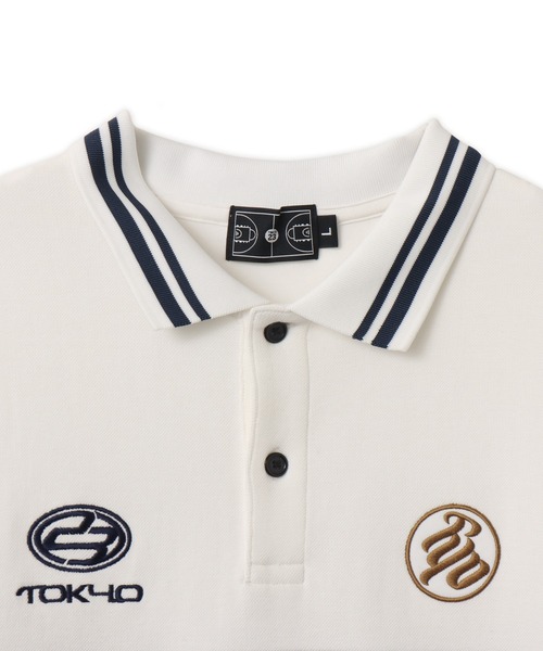 TOKYO 23(トウキョウニジュウサン)の「TOKYO 23 Panelled Polo Shirt / トウキョウ 23 パネル ポロ シャツ(ポロシャツ・メンズ・ブラック/ホワイト・M/L/XL/XXL)」の3枚目の写真