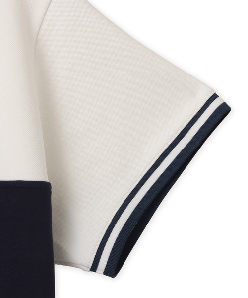 TOKYO 23(トウキョウニジュウサン)の「TOKYO 23 Panelled Polo Shirt / トウキョウ 23 パネル ポロ シャツ(ポロシャツ・メンズ・ブラック/ホワイト・M/L/XL/XXL)」の4枚目の写真