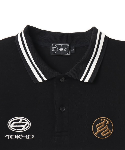 TOKYO 23(トウキョウニジュウサン)の「TOKYO 23 Panelled Polo Shirt / トウキョウ 23 パネル ポロ シャツ(ポロシャツ・メンズ・ブラック/ホワイト・M/L/XL/XXL)」の7枚目の写真