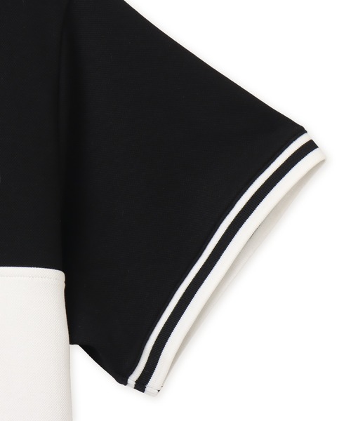 TOKYO 23(トウキョウニジュウサン)の「TOKYO 23 Panelled Polo Shirt / トウキョウ 23 パネル ポロ シャツ(ポロシャツ・メンズ・ブラック/ホワイト・M/L/XL/XXL)」の8枚目の写真
