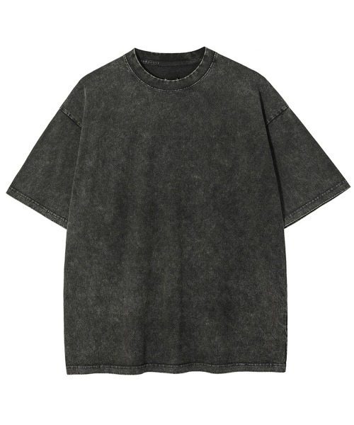 GARAGE MADE（ガレージメイド）の「レディースM～Lサイズ　ユニセックス　ピグメント無地　BIG　Tシャツ（Tシャツ/カットソー・レディース・パープル/ピンク/ブルー/ブラック/グリーン/アイボリー・S）」の3枚目の写真