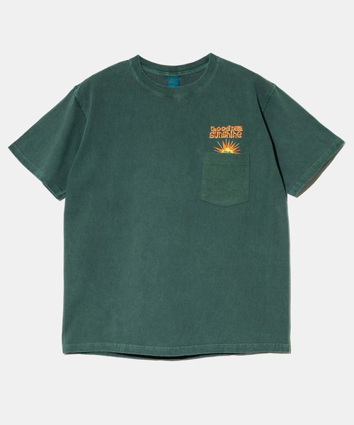 Good On(グッドオン)の「Good On/グッドオン GOOD DAY SUNSHINE SS PKT TEE(Tシャツ/カットソー・メンズ・ダークグリーン/ブルー系その他・X-LARGE/LARGE)」の1枚目の写真