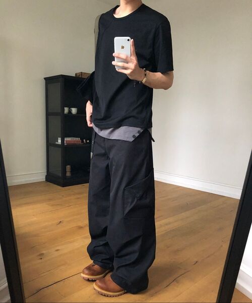 MISEKISEOUL MEN(ミセキソウルメンズ)の「Folded pocket cargo parachute pants BLACK(その他パンツ・メンズ・その他・1/2/3)」の11枚目の写真