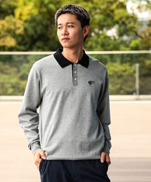 ORANGE LABEL / クレリック ライン ニットポロ