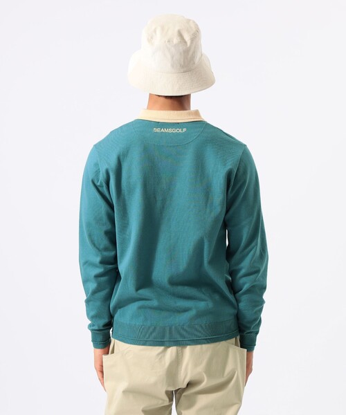 BEAMS GOLF（ビームスゴルフ）の「ORANGE LABEL / クレリック ライン ニットポロ（ポロシャツ・メンズ・ネイビー/サックスブルー/グレー・S/M/XL/L）」の10枚目の写真