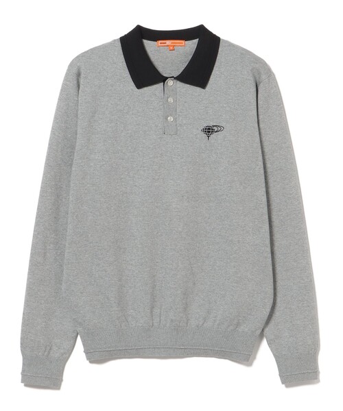 BEAMS GOLF（ビームスゴルフ）の「ORANGE LABEL / クレリック ライン ニットポロ（ポロシャツ・メンズ・ネイビー/サックスブルー/グレー・S/M/XL/L）」の14枚目の写真