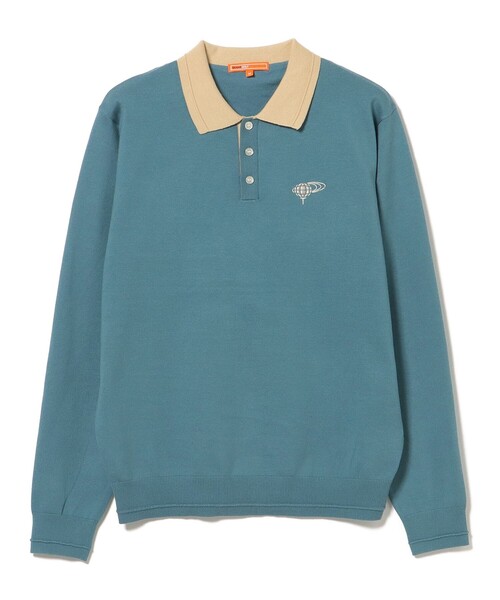 BEAMS GOLF（ビームスゴルフ）の「ORANGE LABEL / クレリック ライン ニットポロ（ポロシャツ・メンズ・ネイビー/サックスブルー/グレー・S/M/XL/L）」の17枚目の写真