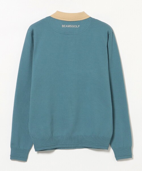 BEAMS GOLF（ビームスゴルフ）の「ORANGE LABEL / クレリック ライン ニットポロ（ポロシャツ・メンズ・ネイビー/サックスブルー/グレー・S/M/XL/L）」の18枚目の写真