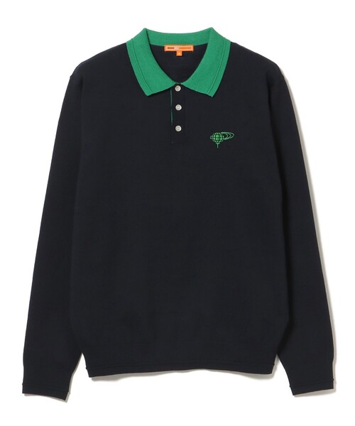 BEAMS GOLF（ビームスゴルフ）の「ORANGE LABEL / クレリック ライン ニットポロ（ポロシャツ・メンズ・ネイビー/サックスブルー/グレー・S/M/XL/L）」の20枚目の写真