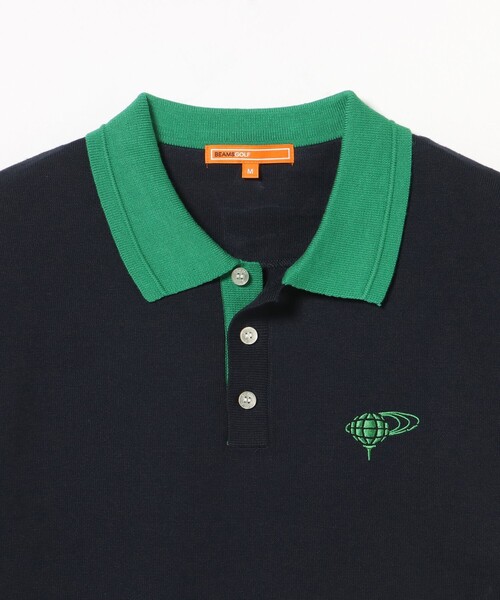 BEAMS GOLF（ビームスゴルフ）の「ORANGE LABEL / クレリック ライン ニットポロ（ポロシャツ・メンズ・ネイビー/サックスブルー/グレー・S/M/XL/L）」の21枚目の写真