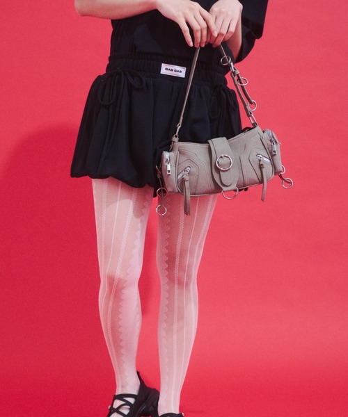 GAB GAB（ガブガブ）の「Vintage Suede Shoulder Bag/ヴィンテージスウェードショルダーバッグ（ショルダーバッグ・レディース・グレー/ブラウン・FREE）」の6枚目の写真
