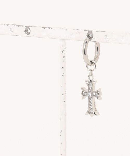 IRIEBEACH(アイリービーチ)の「mini cross CZ hoop pierce/【ハワイアンジュエリー】【サージカルステンレス】【金属アレルギー対応】【IRIEBEACH / アイリービーチ】つけっぱなしOK(ピアス(片耳用)・レディース・ピンク/シルバー/ゴールド・FREE)」の19枚目の写真