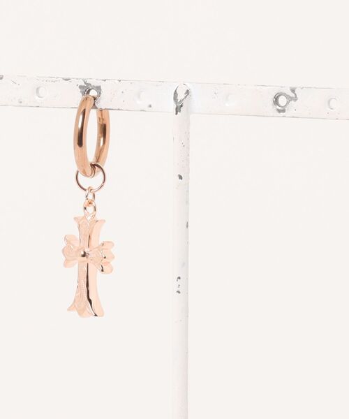 IRIEBEACH(アイリービーチ)の「mini cross CZ hoop pierce/【ハワイアンジュエリー】【サージカルステンレス】【金属アレルギー対応】【IRIEBEACH / アイリービーチ】つけっぱなしOK(ピアス(片耳用)・レディース・ピンク/シルバー/ゴールド・FREE)」の21枚目の写真