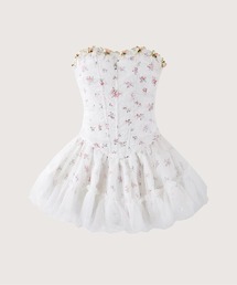 Strapless Boned Waist Tulle Dress