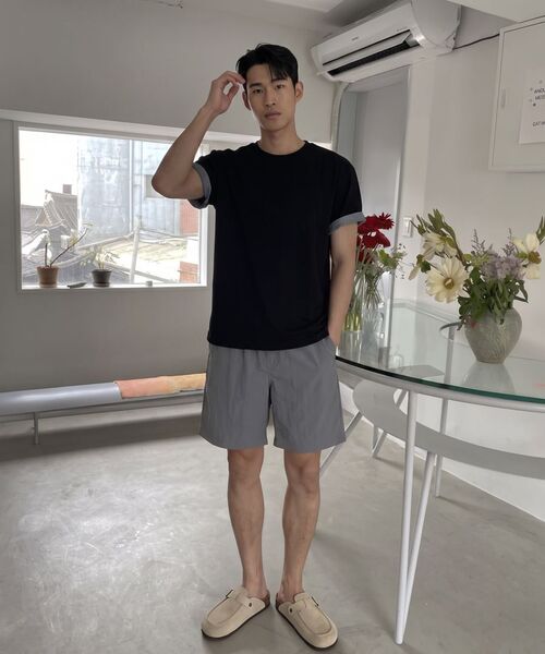 LETTERCOMO（レテルコモ）の「エッセンシャルイージーバンディングショーツエシッドブルー（その他パンツ・レディース・スカイブルー・MEDIUM/LARGE）」の3枚目の写真