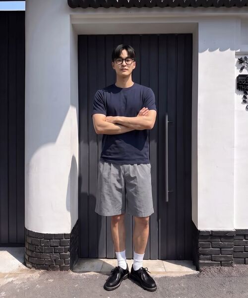 LETTERCOMO（レテルコモ）の「エッセンシャルイージーバンディングショーツエシッドブルー（その他パンツ・レディース・スカイブルー・MEDIUM/LARGE）」の2枚目の写真