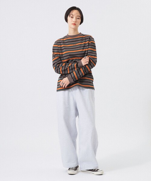 Gramicci(グラミチ)の「【別注】Gramicci / ワイド スウェットパンツ(スウェットパンツ・レディース・ネイビー/アッシュグレー・ONE SIZE)」の7枚目の写真