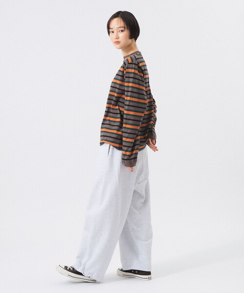 Gramicci(グラミチ)の「【別注】Gramicci / ワイド スウェットパンツ(スウェットパンツ・レディース・ネイビー/アッシュグレー・ONE SIZE)」の8枚目の写真