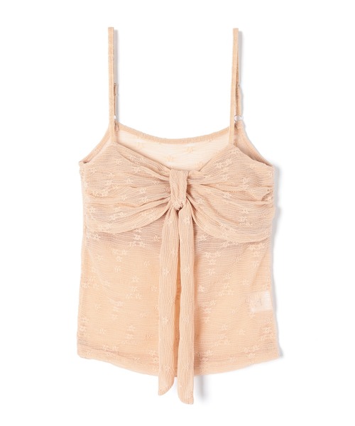 M DOLLY(エムドリー)の「Lace ribbon faye camisole / レースリボンフェイキャミソール(キャミソール・レディース・ホワイト/ベージュ/ブラック・FREE)」の21枚目の写真