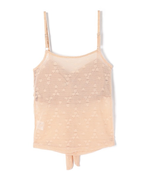 M DOLLY(エムドリー)の「Lace ribbon faye camisole / レースリボンフェイキャミソール(キャミソール・レディース・ホワイト/ベージュ/ブラック・FREE)」の22枚目の写真