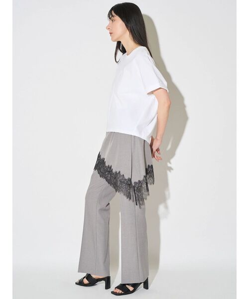 ELENDEEK(エレンディーク)の「ロールアップティーカットソー(Tシャツ/カットソー・レディース・ベージュ/オフホワイト/ブラック・FREE)」の17枚目の写真