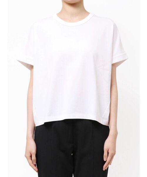 ELENDEEK(エレンディーク)の「ロールアップティーカットソー(Tシャツ/カットソー・レディース・ベージュ/オフホワイト/ブラック・FREE)」の22枚目の写真
