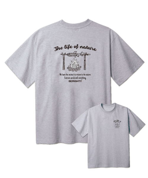 BEMIGHTY（ビーマイティー）の「ナンマンキャンプ オーバーサイズ 半袖Tシャツ [ホワイト]（Tシャツ/カットソー・メンズ・その他・LARGE/X-LARGE/XX-LARGE）」の2枚目の写真