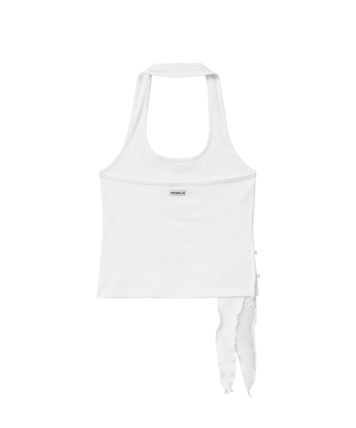RENSE(レンセ)の「Side Slit Halter Top White(Tシャツ/カットソー・レディース・その他・OS)」の4枚目の写真