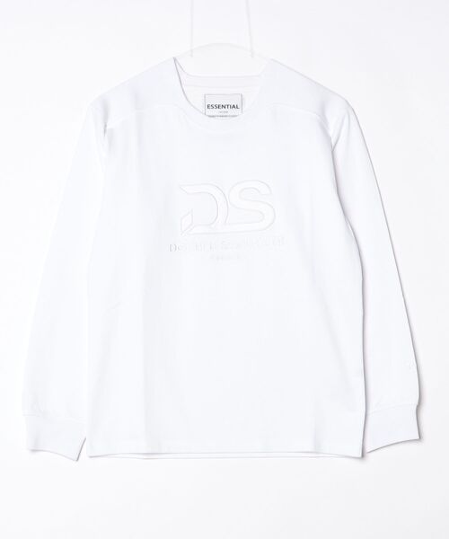 ESSENTIAL(エッセンシャル)の「DSロゴ ヘビー天竺プルオーバー(Tシャツ/カットソー・レディース・オフホワイト/ブラック/オリーブ・36/38)」の21枚目の写真