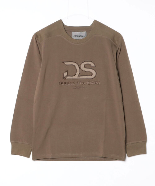 ESSENTIAL(エッセンシャル)の「DSロゴ ヘビー天竺プルオーバー(Tシャツ/カットソー・レディース・オフホワイト/ブラック/オリーブ・36/38)」の22枚目の写真