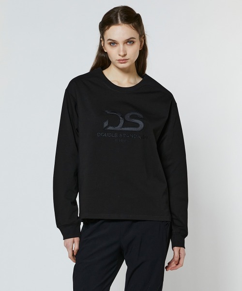 ESSENTIAL(エッセンシャル)の「DSロゴ ヘビー天竺プルオーバー(Tシャツ/カットソー・レディース・オフホワイト/ブラック/オリーブ・36/38)」の5枚目の写真