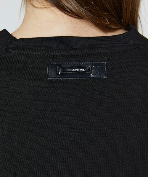ESSENTIAL(エッセンシャル)の「DSロゴ ヘビー天竺プルオーバー(Tシャツ/カットソー・レディース・オフホワイト/ブラック/オリーブ・36/38)」の12枚目の写真