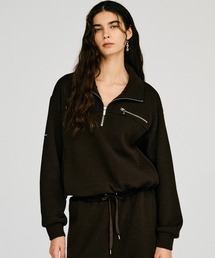 【2026Autumn Pre-Order】ウールブレンドハーフジップトップ / Wool Blend Half-Zip Top