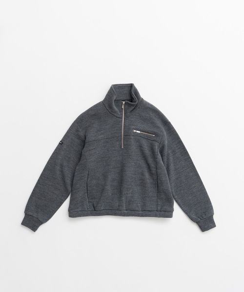 PRANK PROJECT(プランクプロジェクト)の「【2026Autumn Pre-Order】ウールブレンドハーフジップトップ / Wool Blend Half-Zip Top(その他トップス・レディース・ブラウン/グレー/ホワイト・FREE)」の21枚目の写真
