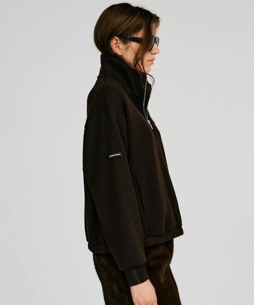 PRANK PROJECT(プランクプロジェクト)の「【2026Autumn Pre-Order】ウールブレンドハーフジップトップ / Wool Blend Half-Zip Top(その他トップス・レディース・ブラウン/グレー/ホワイト・FREE)」の18枚目の写真