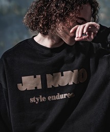 Jih Nunc | msw1909-ロゴプリントルーズシルエット裏起毛スウェット(JIH-R1237)(スウェット)