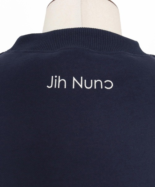 Jih Nunc(ジーヌンク)の「msw1909-ロゴプリントルーズシルエット裏起毛スウェット(JIH-R1237)(スウェット・メンズ・ブラック/ネイビー/グレー・S/L/M)」の7枚目の写真
