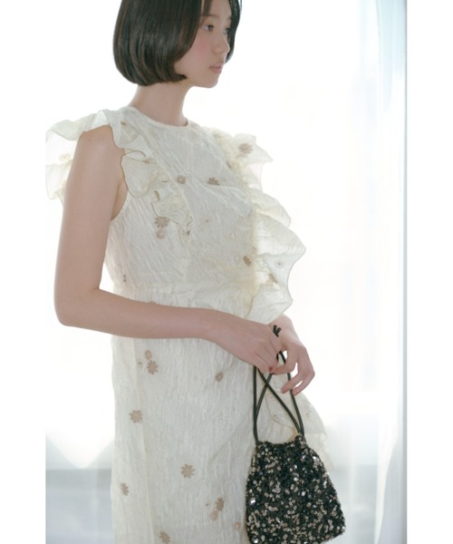 Lil Ambition(リルアンビション)の「【ZOZOTOWN 限定】フラワーフリルワンピース(ワンピース・レディース・ベビーピンク/ブラック/クリーム・M/S)」の19枚目の写真