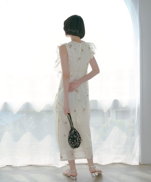 Lil Ambition(リルアンビション)の「【ZOZOTOWN 限定】フラワーフリルワンピース(ワンピース・レディース・ベビーピンク/ブラック/クリーム・M/S)」の17枚目の写真