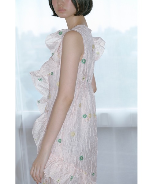 Lil Ambition(リルアンビション)の「【ZOZOTOWN 限定】フラワーフリルワンピース(ワンピース・レディース・ベビーピンク/ブラック/クリーム・M/S)」の11枚目の写真