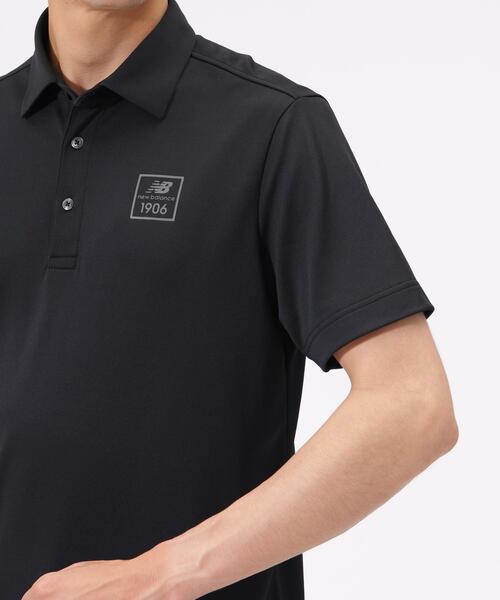 New Balance Golf(ニューバランスゴルフ)の「【new balance golf】【直営店舗限定】接触冷感 半袖カラーシャツ (MENS)(シャツ/ブラウス・メンズ・ブラック/ホワイト・MEDIUM/LARGE/X-LARGE)」の3枚目の写真