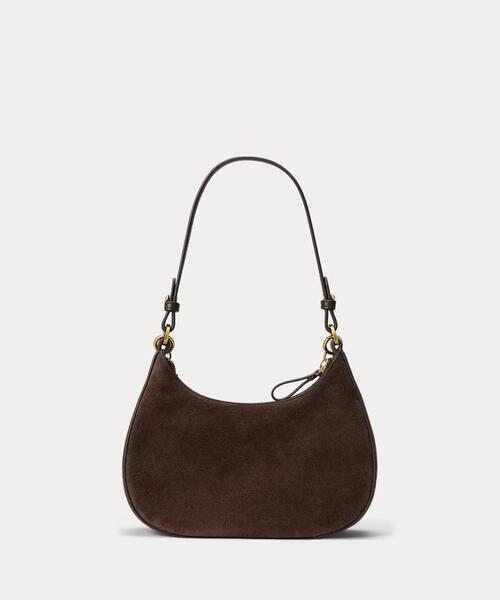LAUREN RALPH LAUREN(ローレン ラルフ ローレン)の「スエード ミディアム Marcy ジップ ショルダー バッグ(ショルダーバッグ・レディース・ブラウン・ONE)」の3枚目の写真