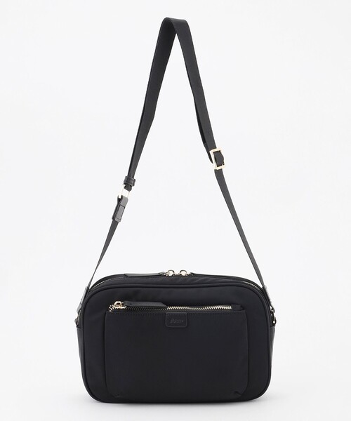 J.PRESS(ジェイプレス)の「【WEB限定カラーあり】スクエア ショルダーバッグ(ショルダーバッグ・レディース・グレー系/ダークブラウン系/ブラック系/ネイビー系・F)」の2枚目の写真
