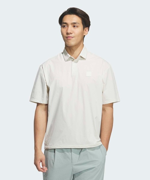 adidas(アディダス)の「クラブ コンシューマー ウーブン 半袖 ルーズフィット ポロシャツ【adidas Golf/アディダスゴルフ】(ポロシャツ・メンズ・グレー・SMALL/MEDIUM/LARGE/3XL/XX-LARGE/X-LARGE)」の1枚目の写真