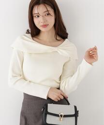 PROPORTION BODY DRESSING | リボンケープ風ニット / 1216270915(ニット/セーター)