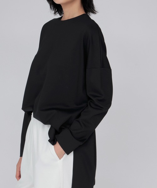 DRESSLAVE(ドレスレイブ)の「【CAMEALICO/カメアリコ】-G-(ロングスリーブプルオーバー)(Tシャツ/カットソー・レディース・ホワイト/ブラック・38)」の21枚目の写真
