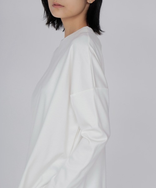 DRESSLAVE(ドレスレイブ)の「【CAMEALICO/カメアリコ】-G-(ロングスリーブプルオーバー)(Tシャツ/カットソー・レディース・ホワイト/ブラック・38)」の3枚目の写真