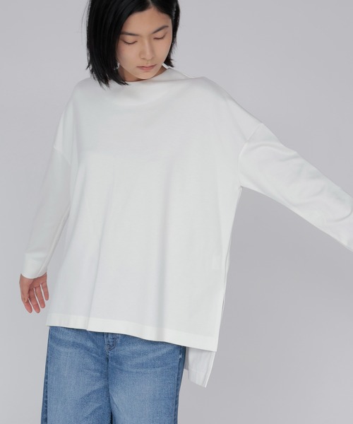 DRESSLAVE(ドレスレイブ)の「【CAMEALICO/カメアリコ】-G-(ロングスリーブプルオーバー)(Tシャツ/カットソー・レディース・ホワイト/ブラック・38)」の6枚目の写真