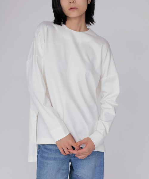 DRESSLAVE(ドレスレイブ)の「【CAMEALICO/カメアリコ】-G-(ロングスリーブプルオーバー)(Tシャツ/カットソー・レディース・ホワイト/ブラック・38)」の5枚目の写真