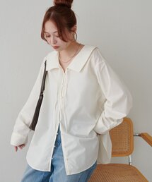 【WEB限定】ビッグカラーブラウス
